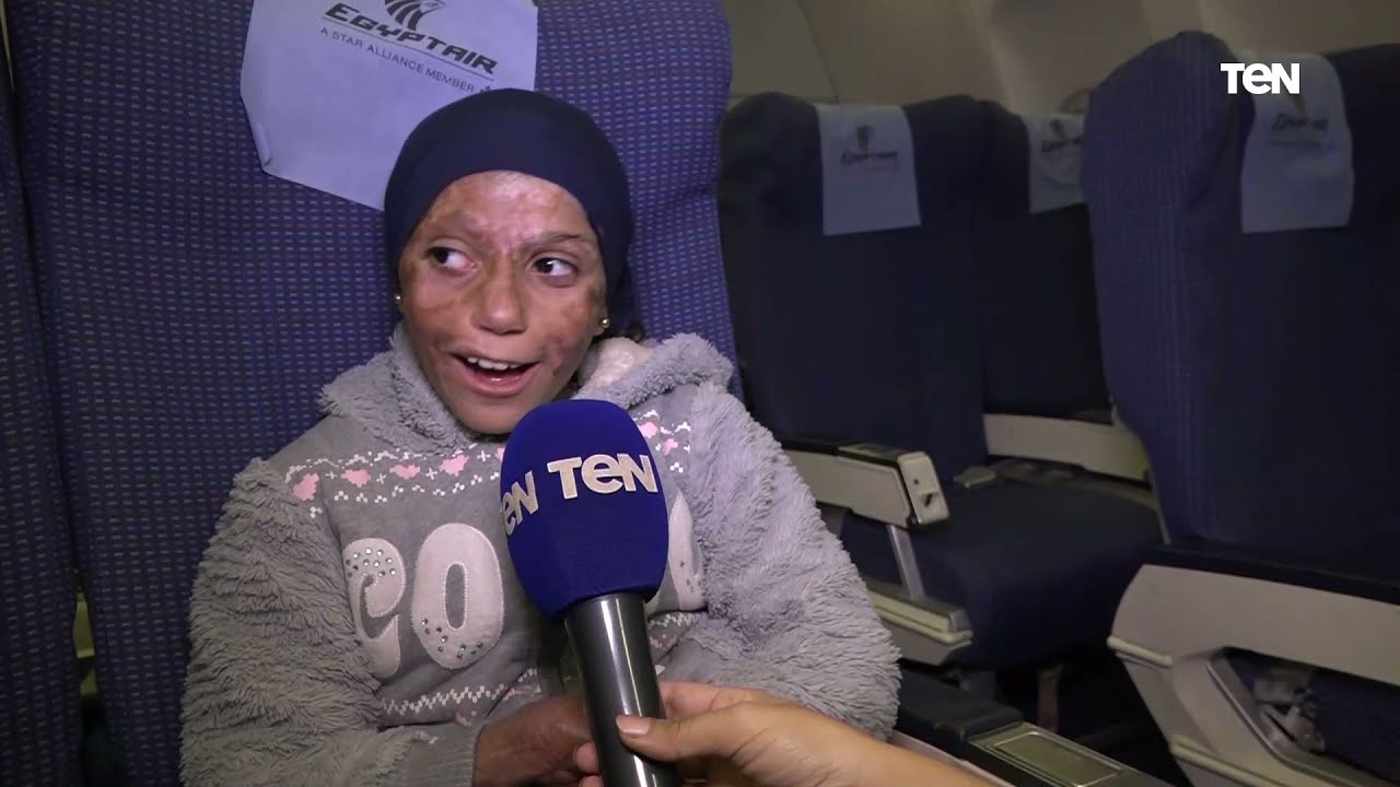 أول لقاء مع الطفلة بسملة بعد تحقيق أمنيتها بركوب الطائرة بتوجيهات من الرئيس السيسي