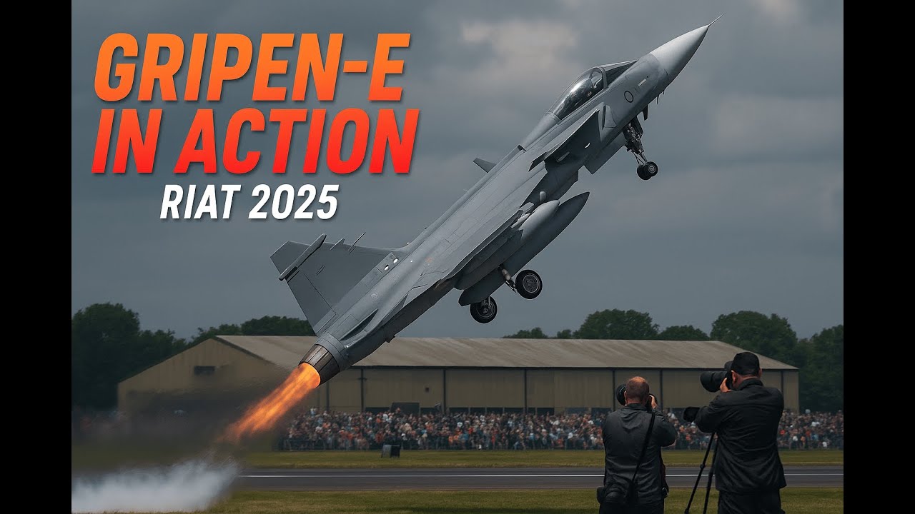 JAS-39E Gripen-E Display | Royal International Air Tattoo 2025