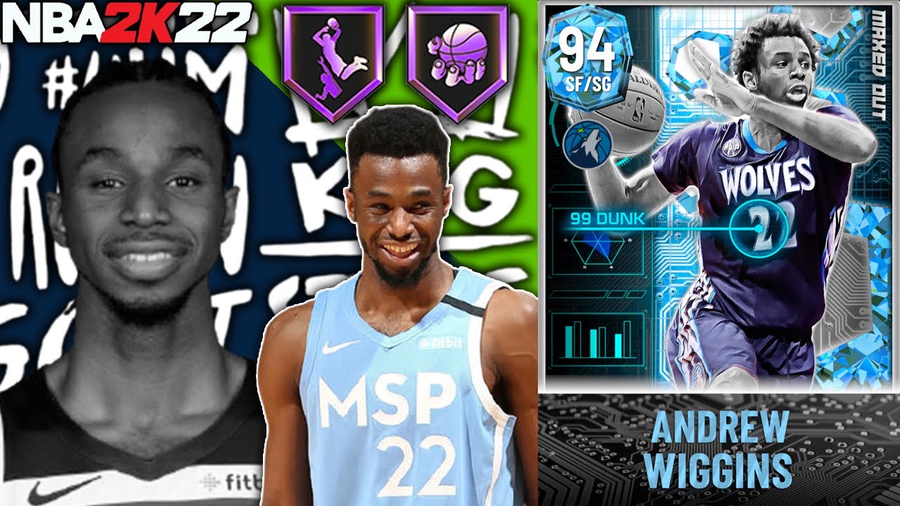 DIAMOND ANDREW WIGGINS GAMEPLAY! HE IS UNGUARDABLE IN NBA 2K22 MyTEAM!