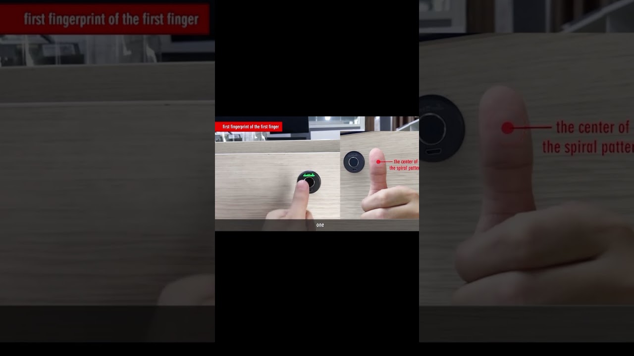 Finger print instruction