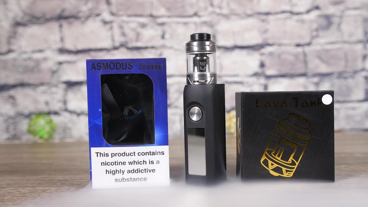 Kinda Meh - Asmodus Colossal 80W & Oni Lava Tank Review - VapingwithTwisted420