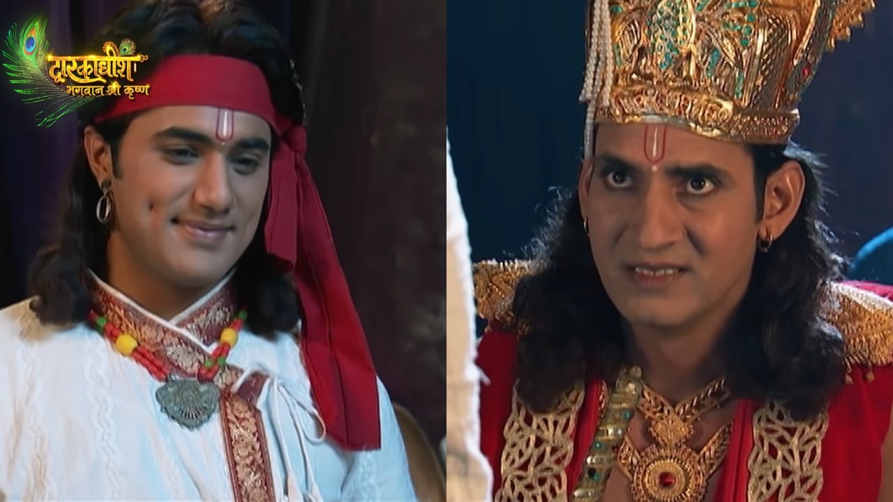 श्री कृष्ण के पैरों में गिरे नकली भगवान पौंड्रक वासुदेव | द्वारकाधीश - भगवान श्री कृष्णा