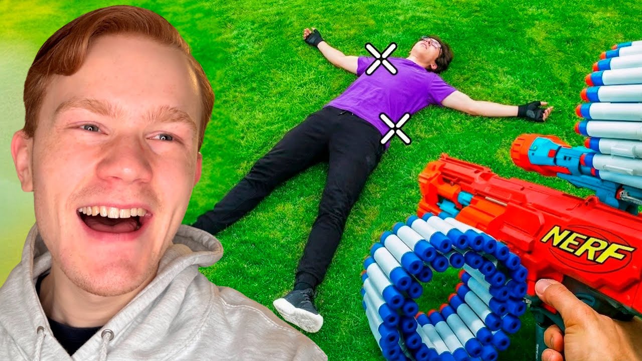 Perik Reagerar På Extremt NERF KRIG I Verkligheten!