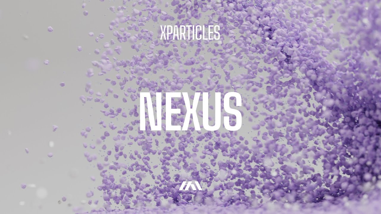 Xparticle Simulations with Nexus Grains | Cinema 4D & Redshift
