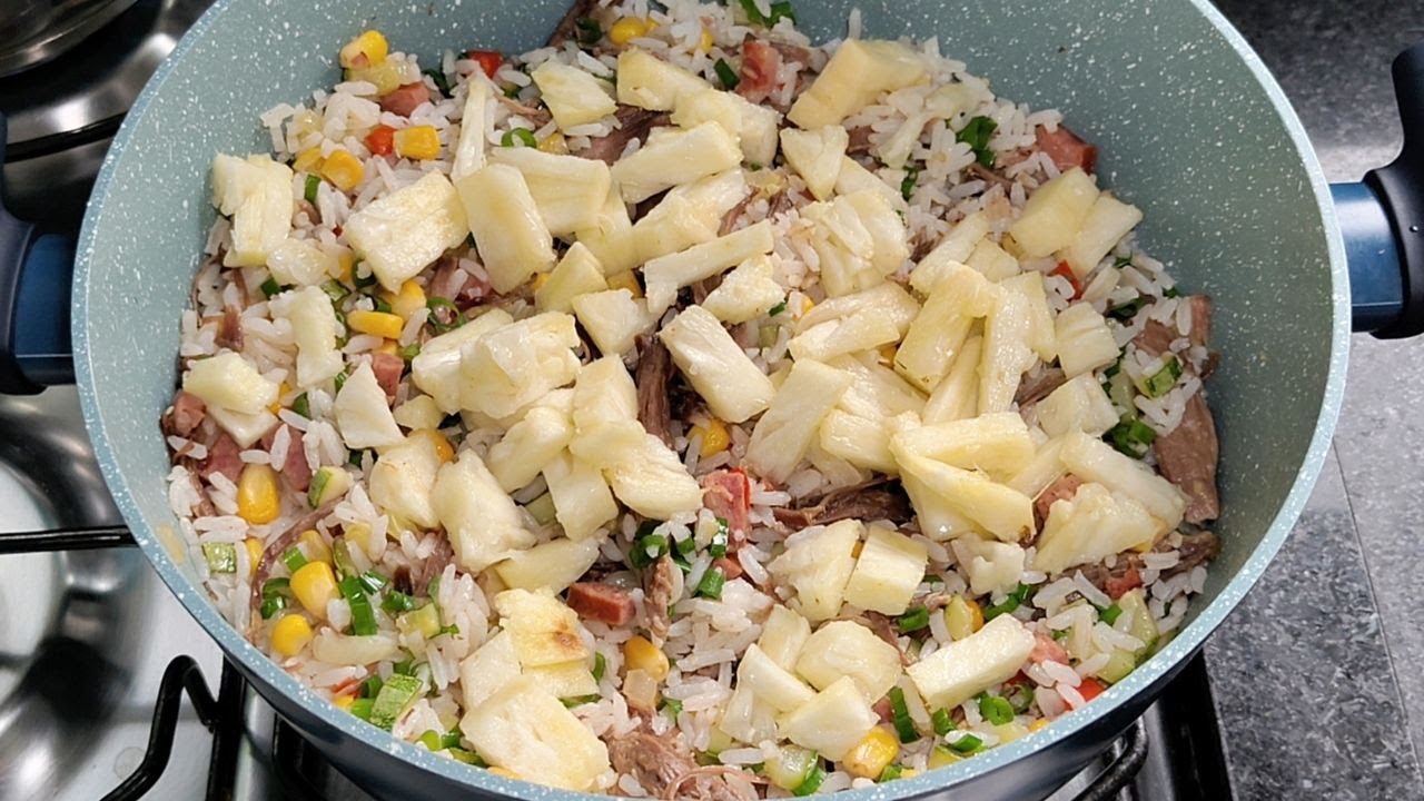 O SEGREDO DESSE ARROZ É O ABACAXI