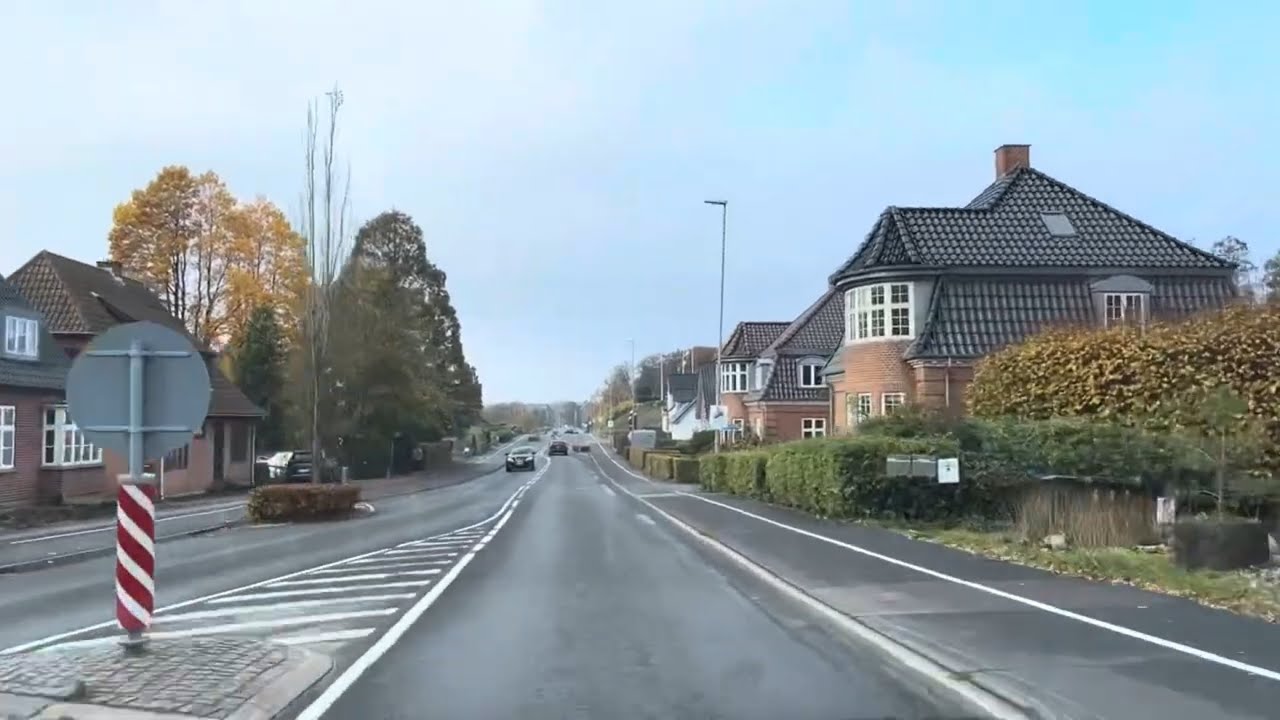 Driving In Silkeborg, Denmark 🇩🇰