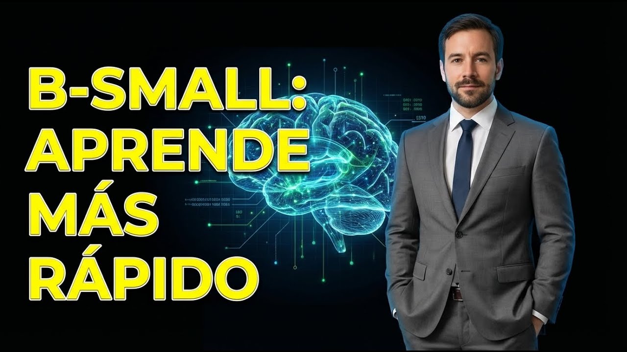 ¡Inteligencia Artificial que aprende más rápido y con menos datos! Explicando B-SMALL