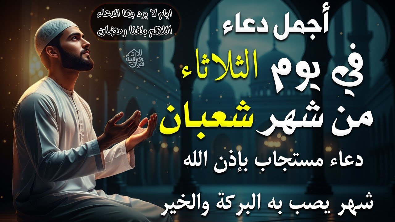 دعاء في يوم الثلاثاء لطلب الرزق وقضاء الدين وتفريج الهم وتيسير الأمور باذن الله🎧😌