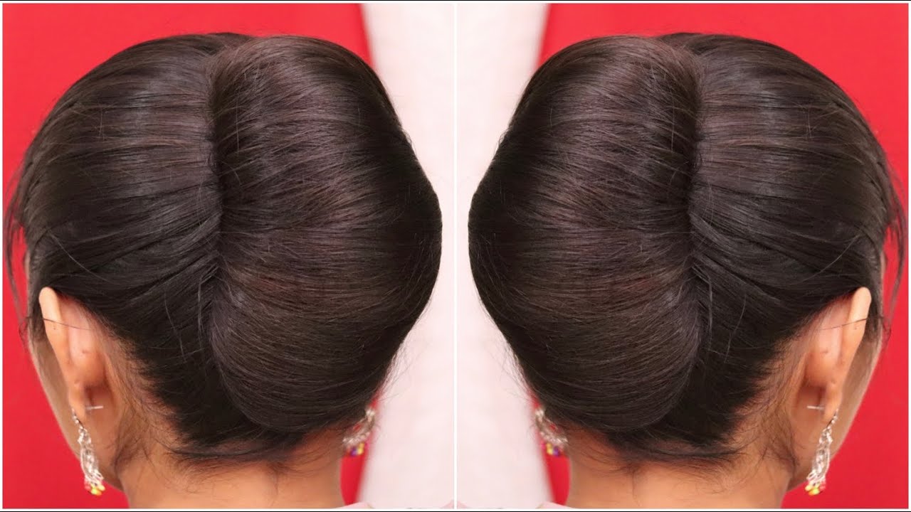 Gorgeous ! self juda bun hairstyle with banana clip | very easy juda hairstyle for long hair