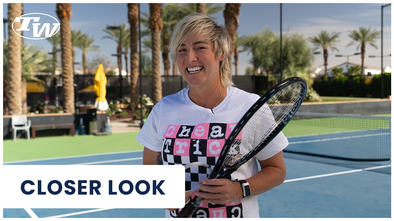 Tennis Pro Bethanie Mattek-Sands reviews Luxilon VIBE strings: which she hybrids in her Head Gravity