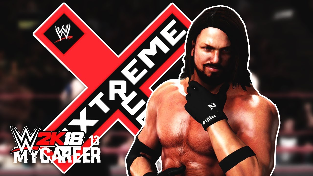 WWE 2K18 My Career Mode Ep 13 - Extreme Rules PPV! Working with AJ Styles?!