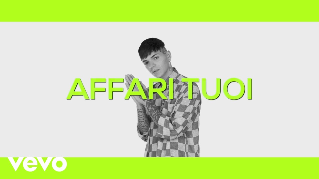 Blind - Affari tuoi - prod. Frenetik&Orang3 (Lyric Video)