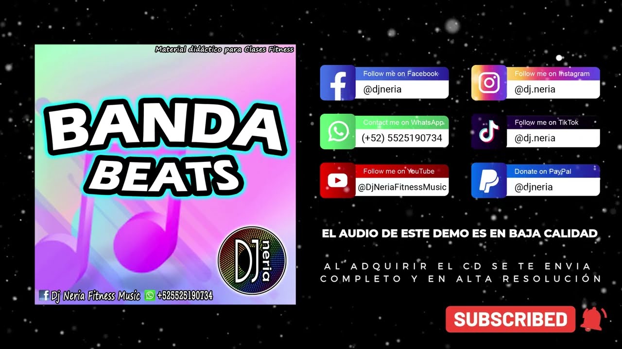 Demo Cd Banda Beats - Dj Neria (Música #Step #Hilow #Trampolin #Cardio #Jump) 155 BPM - 60MIN