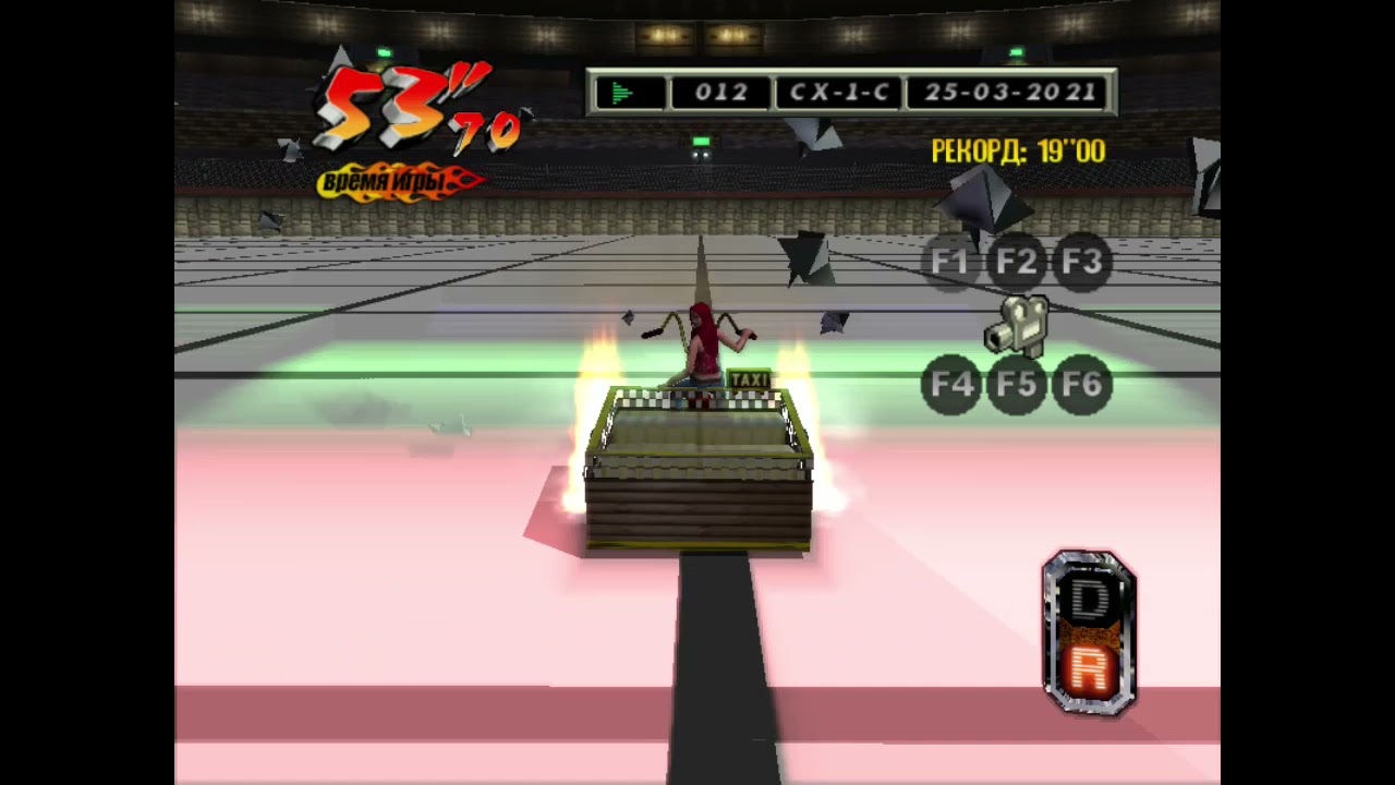 Crazy Taxi 3 - Challenge 1C - Crazy Ball (w/Bike) - 0:19.00 - WR