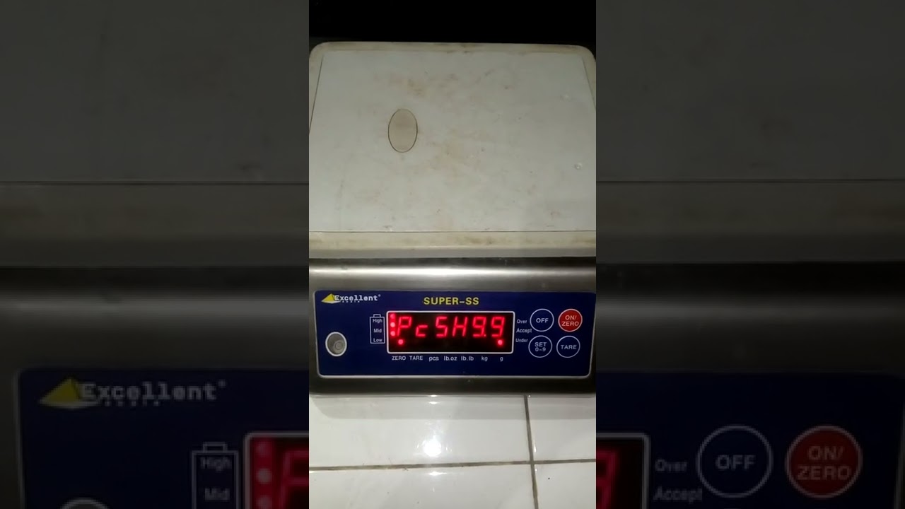 EXCELLENT SUPER SS 7,5Kg CALIBRATION KALIBRASI