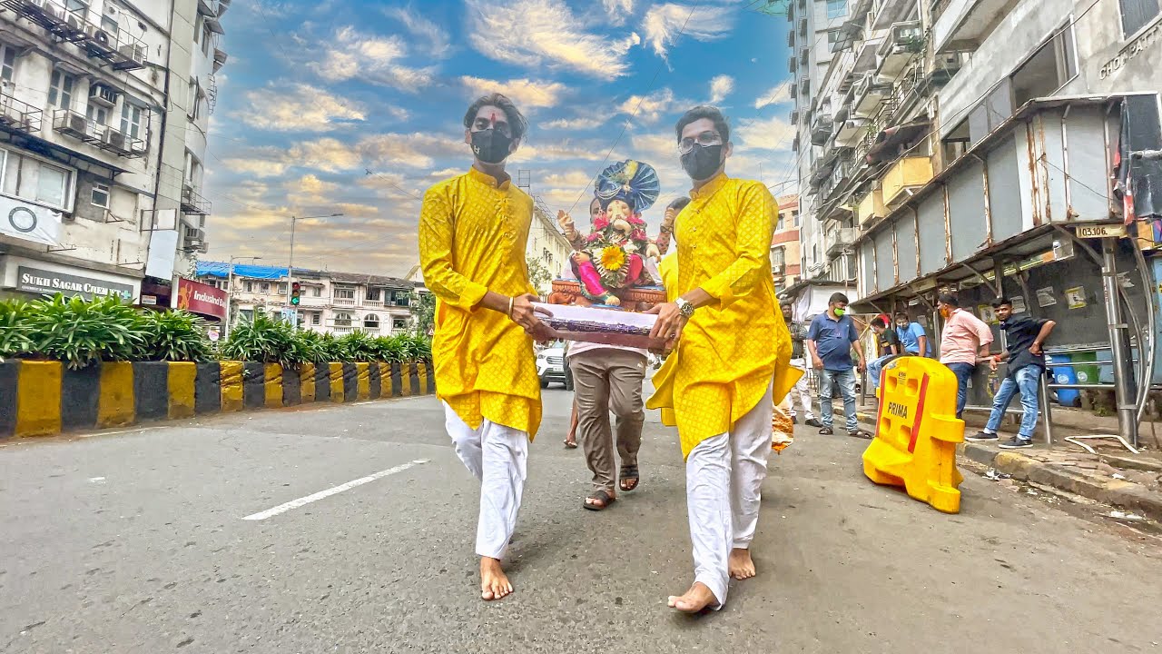 Mumbai Ganpati Visarjan 2021 | Girgaon Chowpatty | Vile Parle | Mumabi Ganesh Visarjan 2021