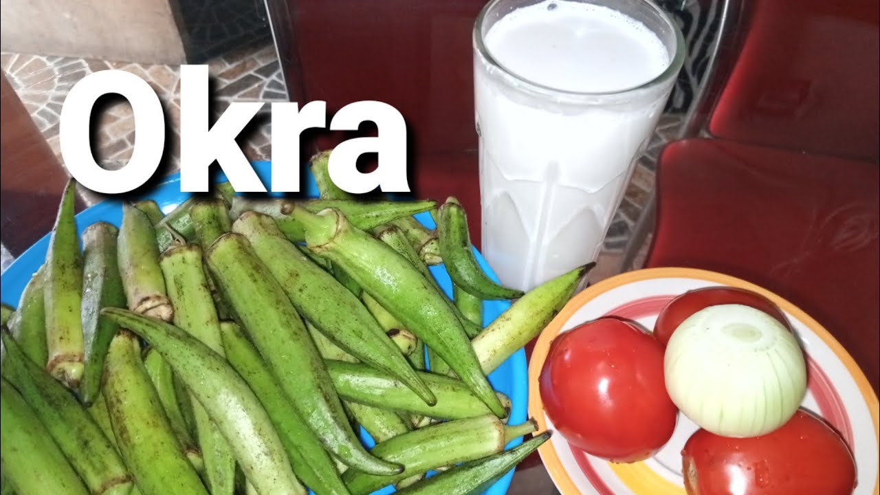 OKRA African Recipe with Coconut Milk / Prato t&iacute;pico Africano QUIABO
