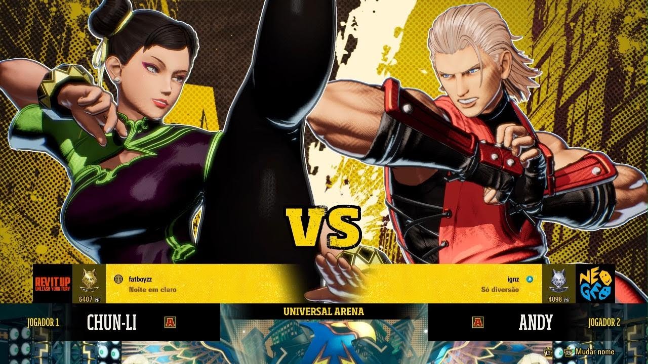FATAL FURY: City of the Wolves - Chun Li VS Andy Capivara