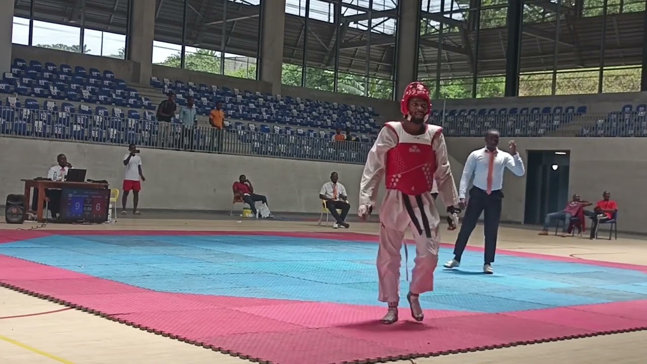 Deuxième test Match 2022 Ivory Coast 1/2 de final -68Kg KOUAME Ezechiel(B) # SERY Cédric(R)