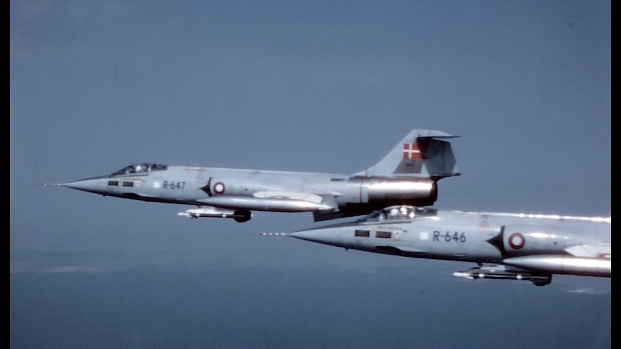 En dag i F-104G Starfighter Eskadrille 726 på Flyvestation Aalborg - sommer 1969