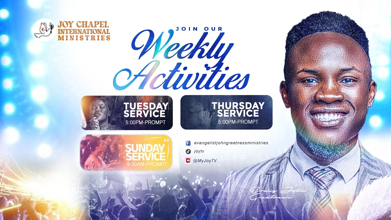 Tuesday Anointing Service || Amb Evangelist John Greatness || 17th Mar 2026