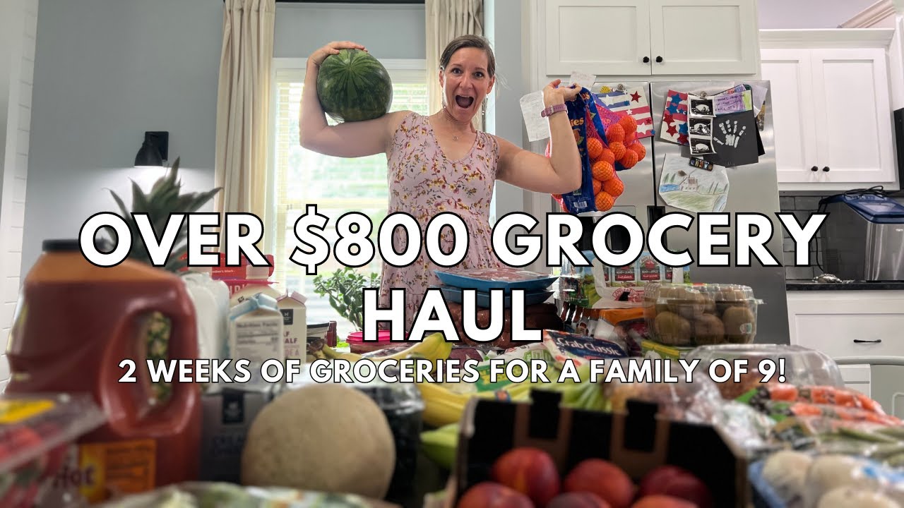 ✨ HUGE Healthy Grocery Haul for Family of 9! Sam's Club and Azure Standard! ✨
