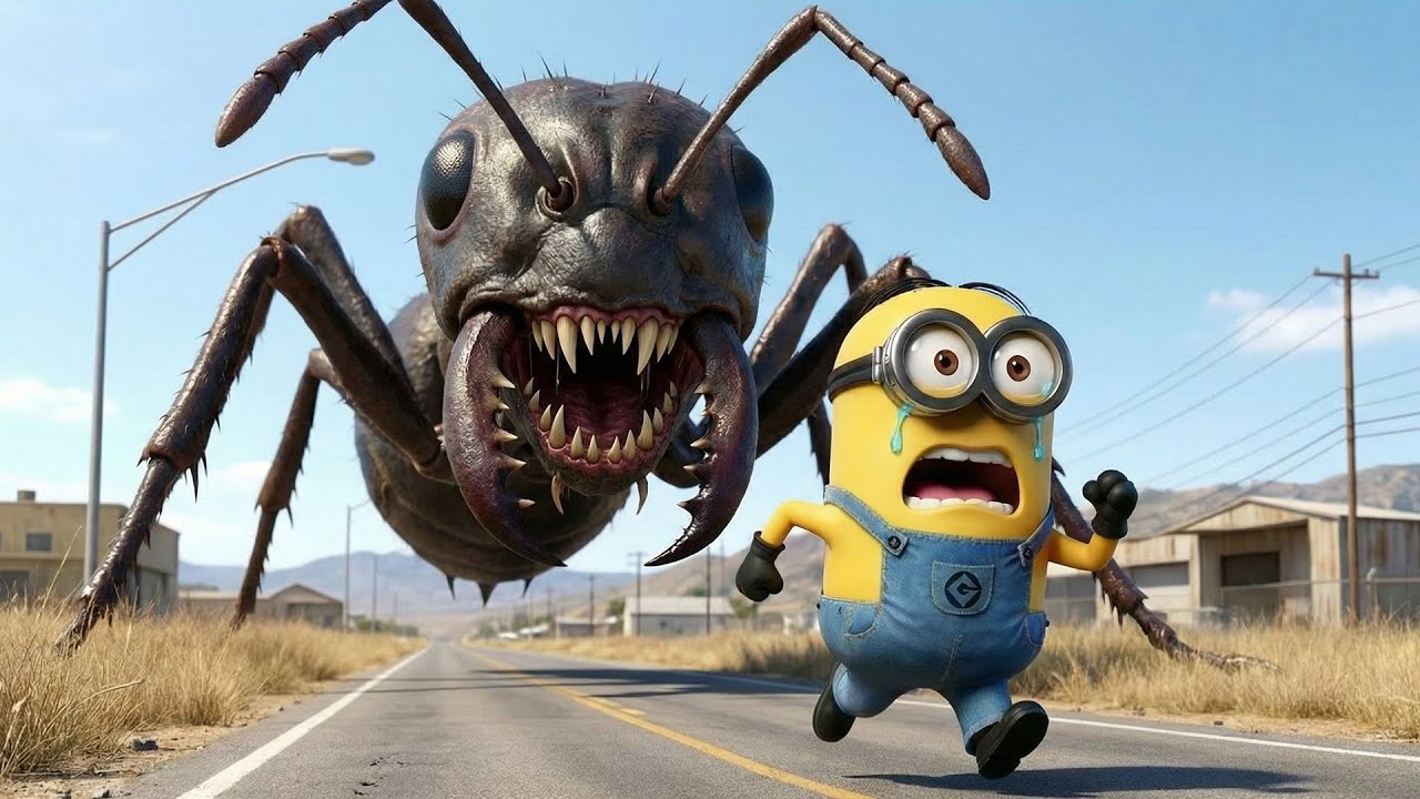 GIANT ANT MONSTER vs MINIONS 🐜🐜🐜😱 | Minions: The Rise of Grinch | Funny Minions Animation