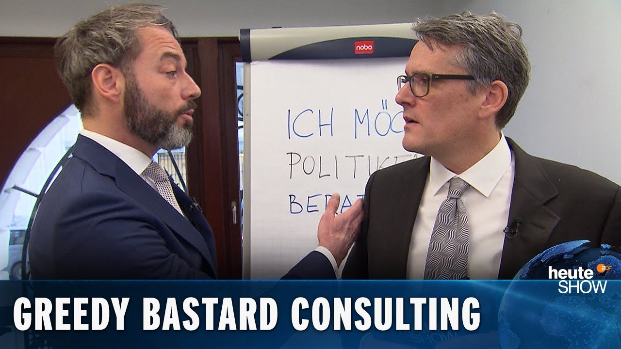 Ralf Kabelka berät jetzt Ministerien. Gehaltswunsch: 12.000 Euro am Tag. | heute-show vom 08.02.2019