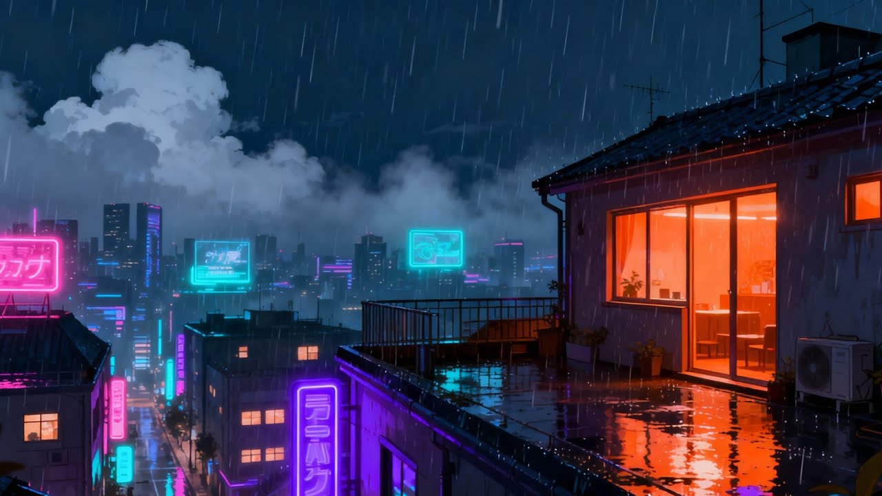 Late Night Focus 🌙 Tokyo Lofi Rain | 集中タイム