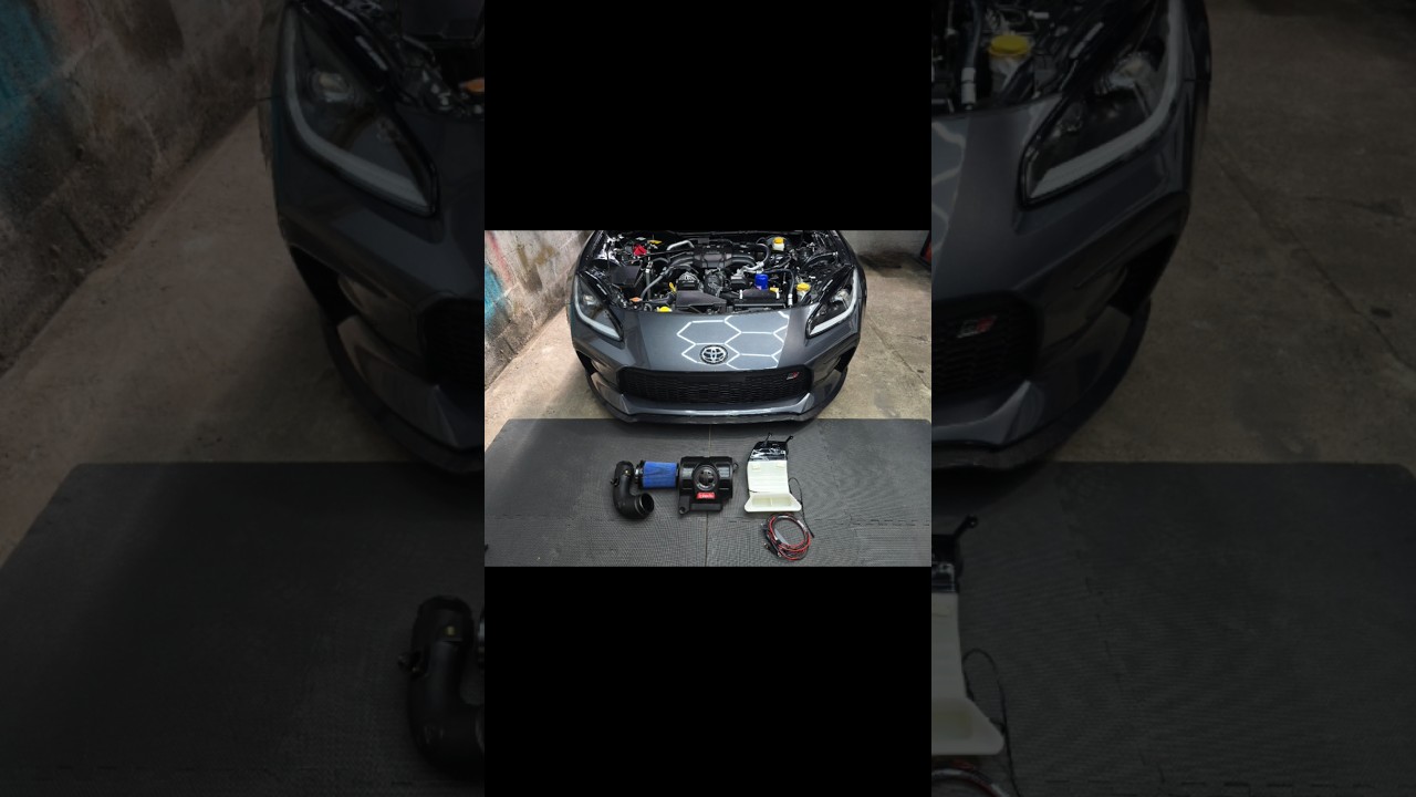 GR86 stock intake vs aFe Momentum Intake+Velossa tech ram intake/sound clips