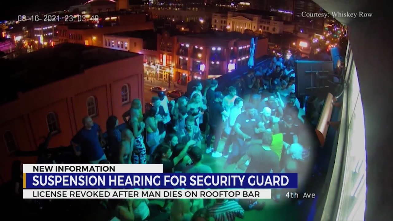 Suspension hearing for security guard