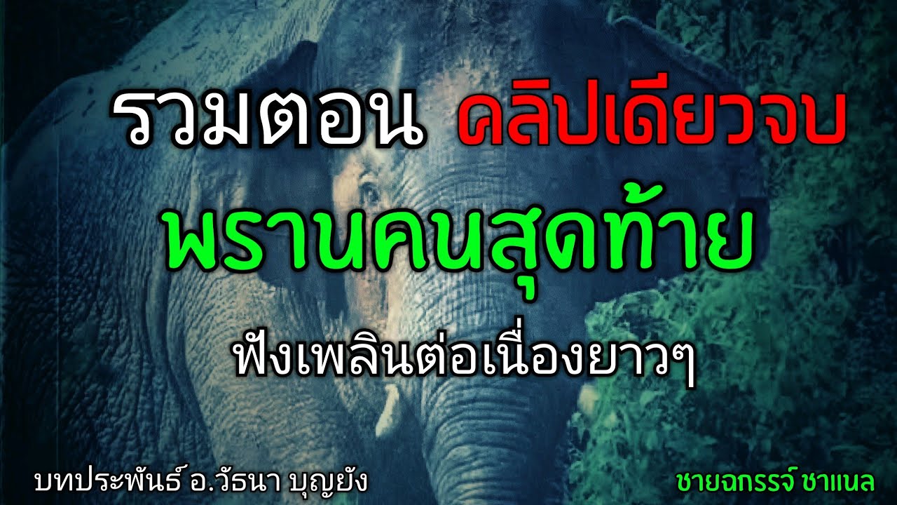 พรานคนสุดท้าย (รวมตอนเดียวจบ) ฟังต่อเนื่องยาวๆ