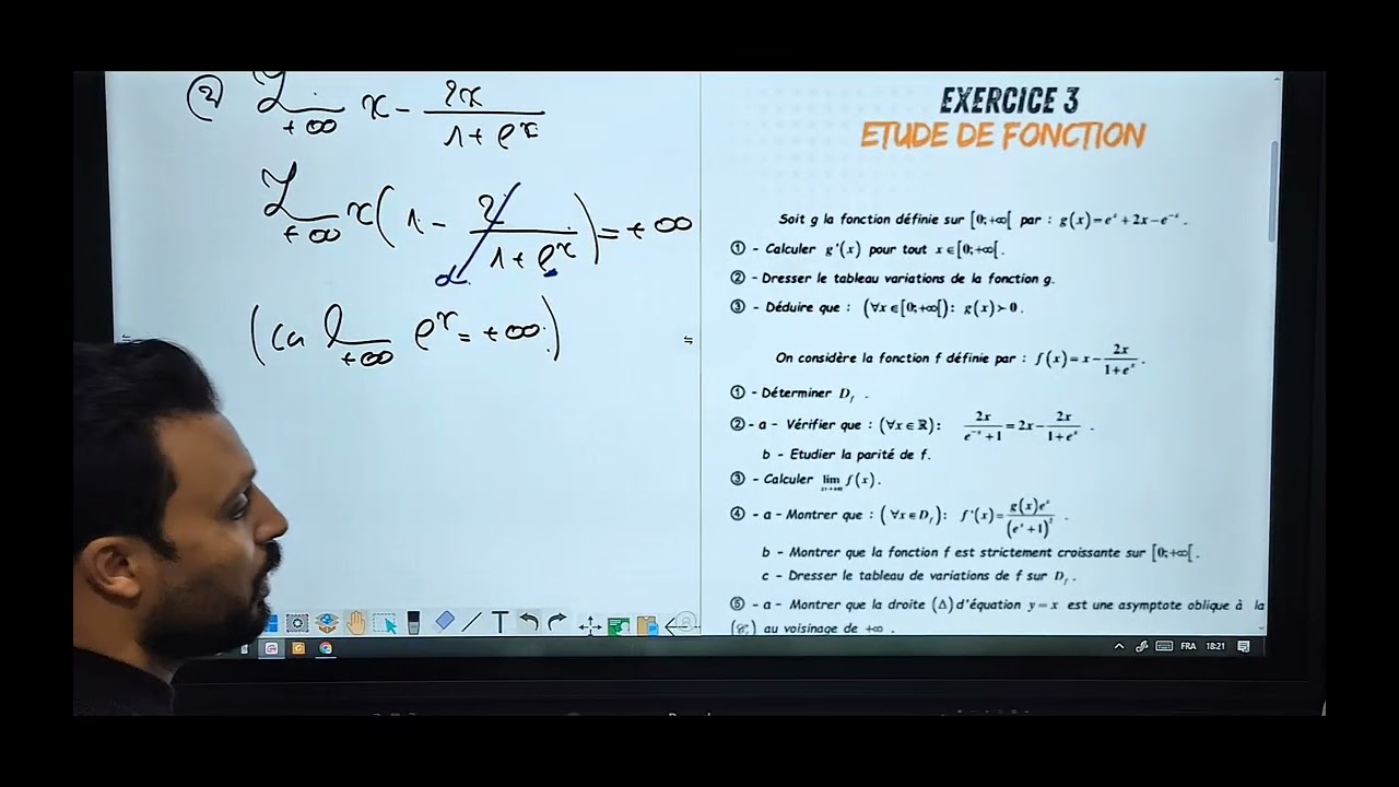 Solution exercice 3 exponentielle 
