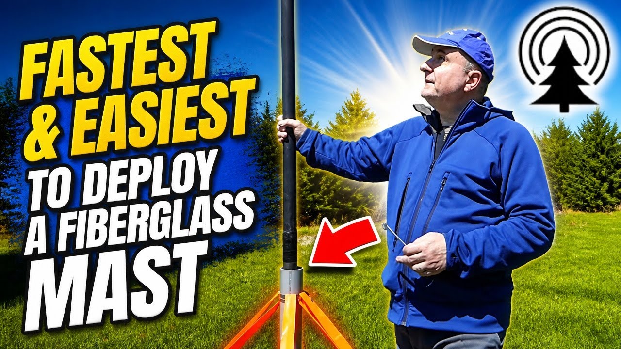 The Fastest and Easiest Way to Deploy a Fiberglass Mast