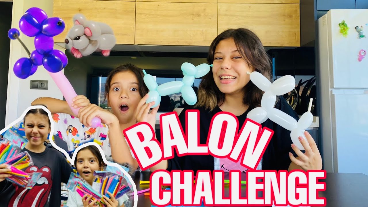 ALIŞVERİŞ VLOG || ANİMASYON BALON CHALLENGE