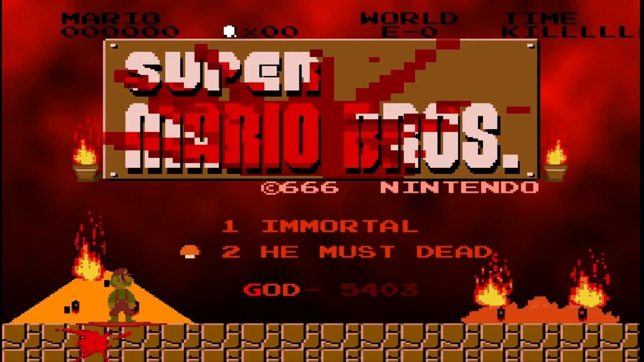 Luigi.exe Killed his Own Master Mario.exe Villian Mode V.1.1
