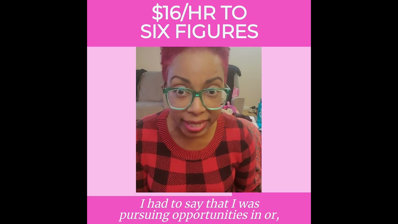 🤑$16/HR to SIX FIGURES WITHOUT going back to school!