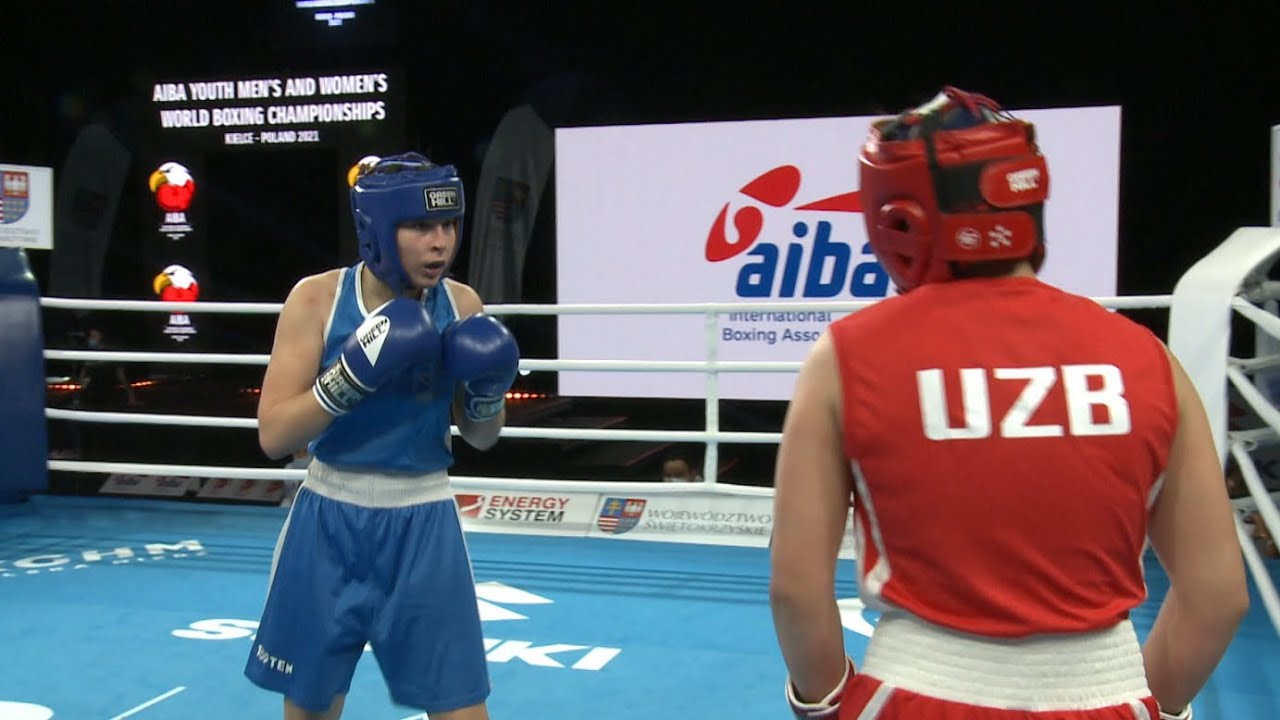 Kielce 2021 Session9B (W64kg) ABDULLAEVA Mokhinabonu (UZB) vs RUYER Lorye (FRA)