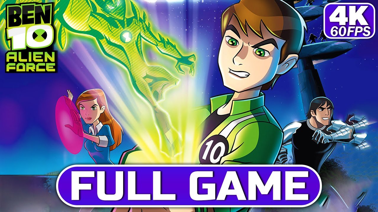 Ben 10: Alien Force Gameplay Walkthrough FULL GAME (4K 60FPS)
