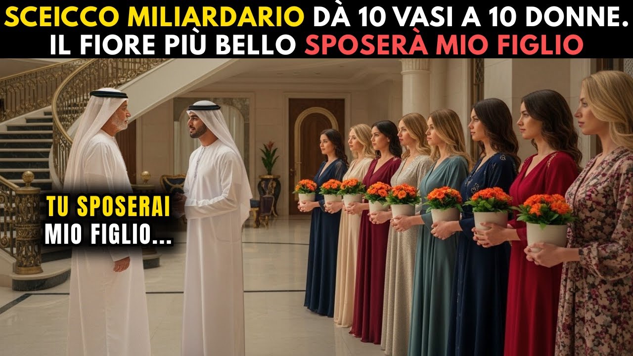 LA DONNA DEL FIORE PIÙ BELLO SPOSERÀ MIO FIGLIO Disse il SCEICCO Miliardario...