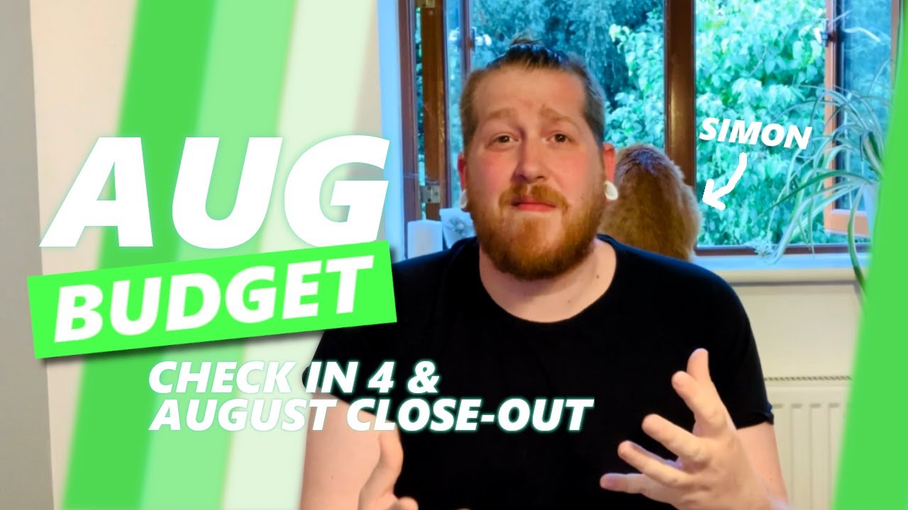 I'm doing amazing, sweaty 💁 August check-in 4 and budget close out