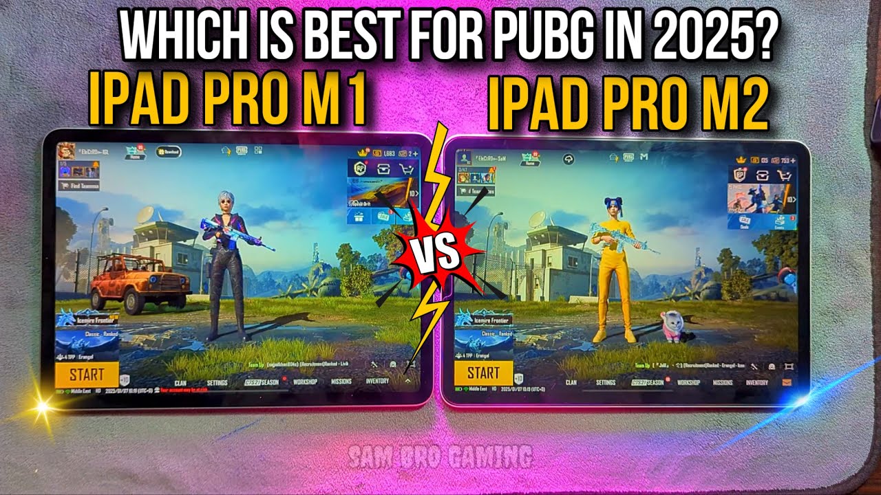 iPad Pro M1 Vs iPad M2 PUBG FULL COMPARISON in 2025 | Best iPad For PUBG in 2025 ?