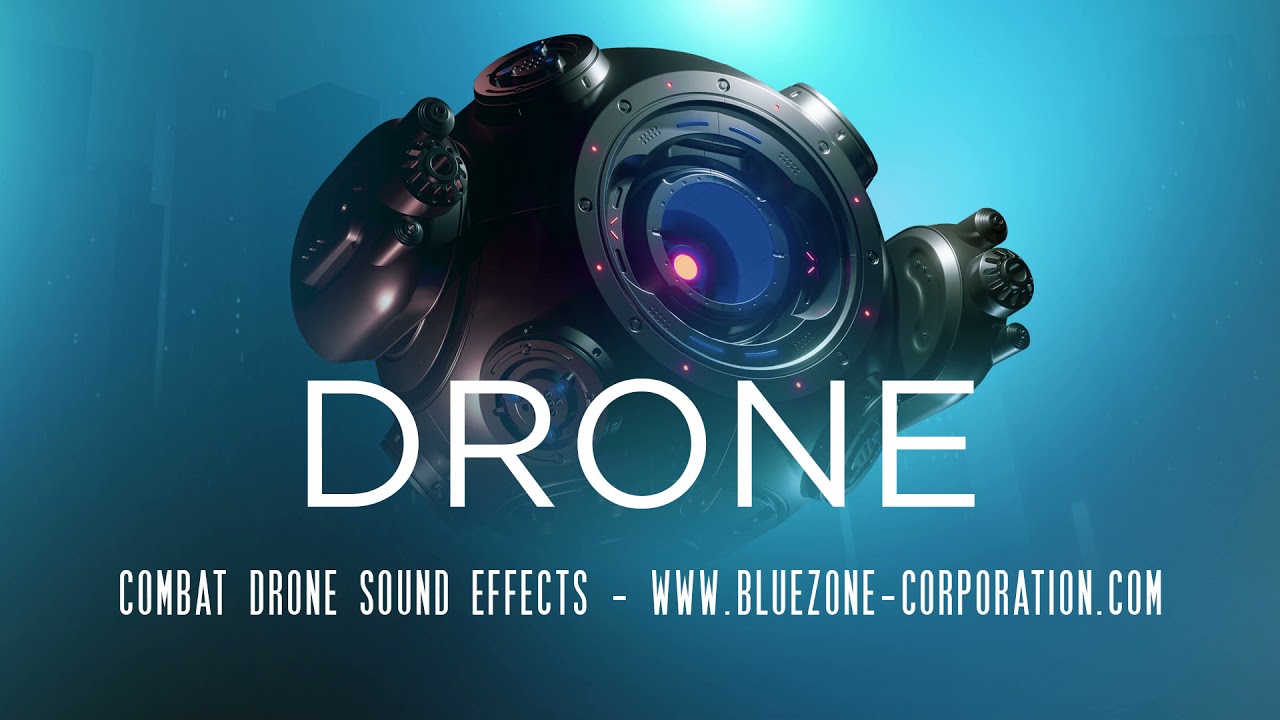 Combat Drone Sound Effects - Sci Fi Drone Sound Effects - Drone Flying Sound Effects