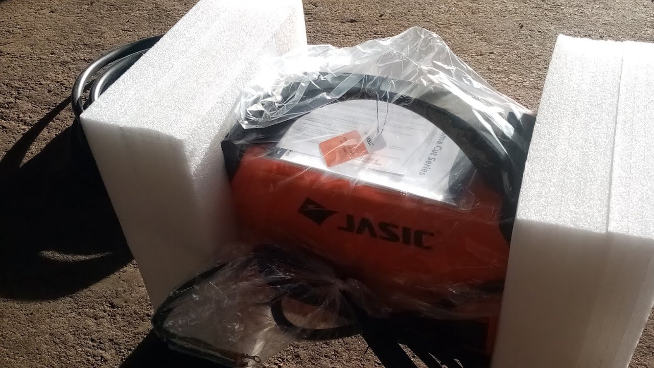 setting up and trying out new Jasic Pro cut 45 plasma cutter