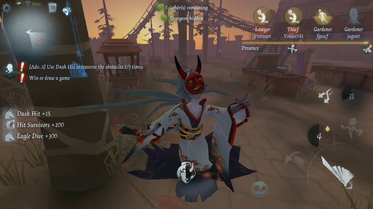 Identity V Geisha Second Gameplay