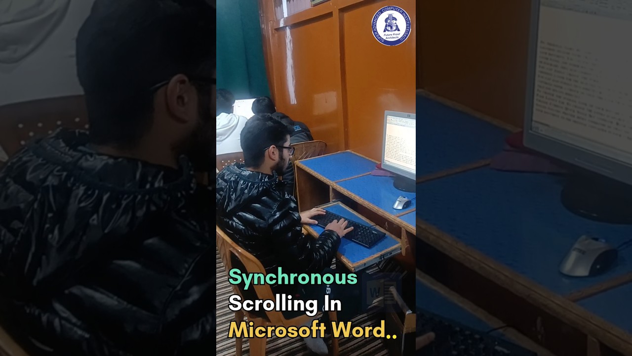 Working Of Synchronous Scrolling In #msword  #ms_word #mswordtricks #mswordtips #mswordtraining