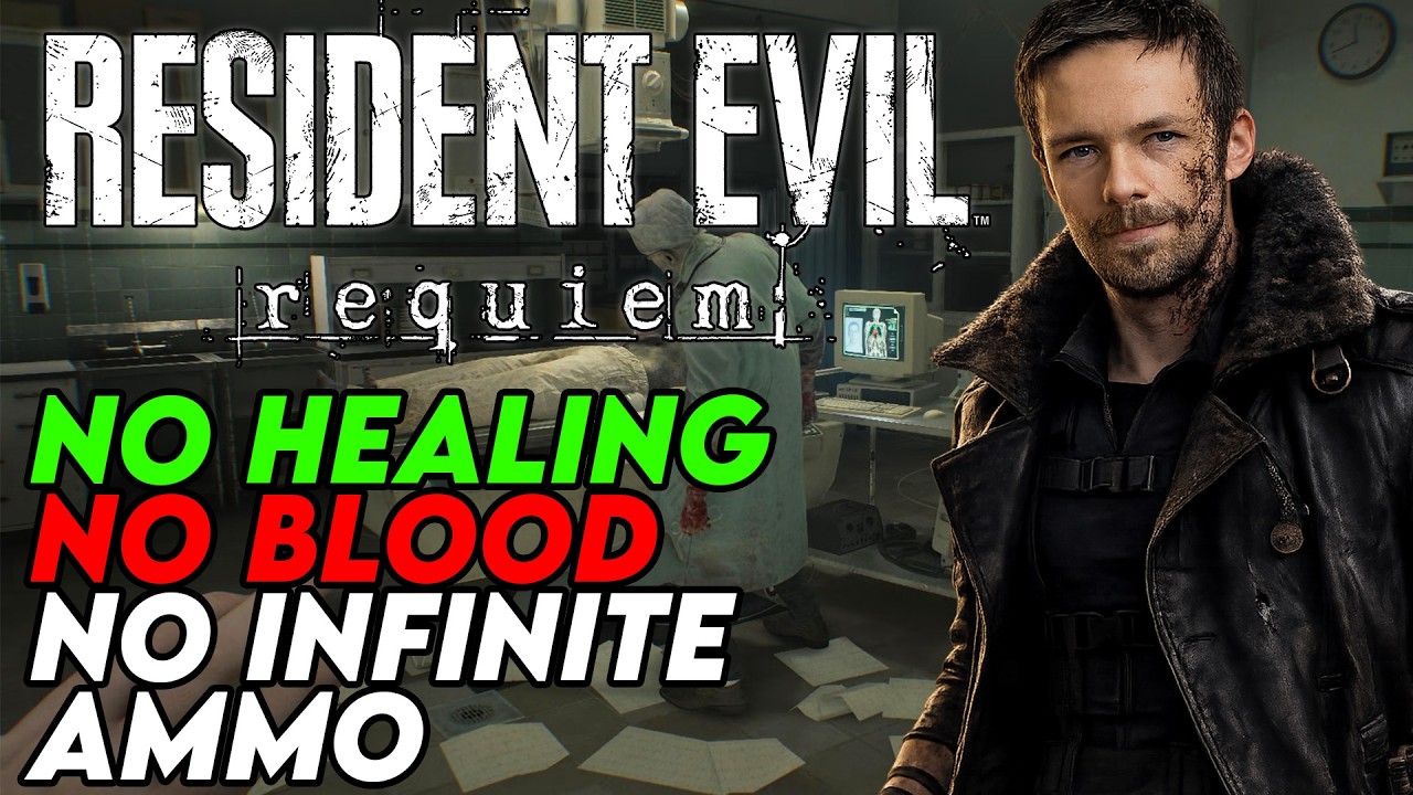 Resident Evil Requiem Challenge - No Healing, No Blood, No Infinite Ammo