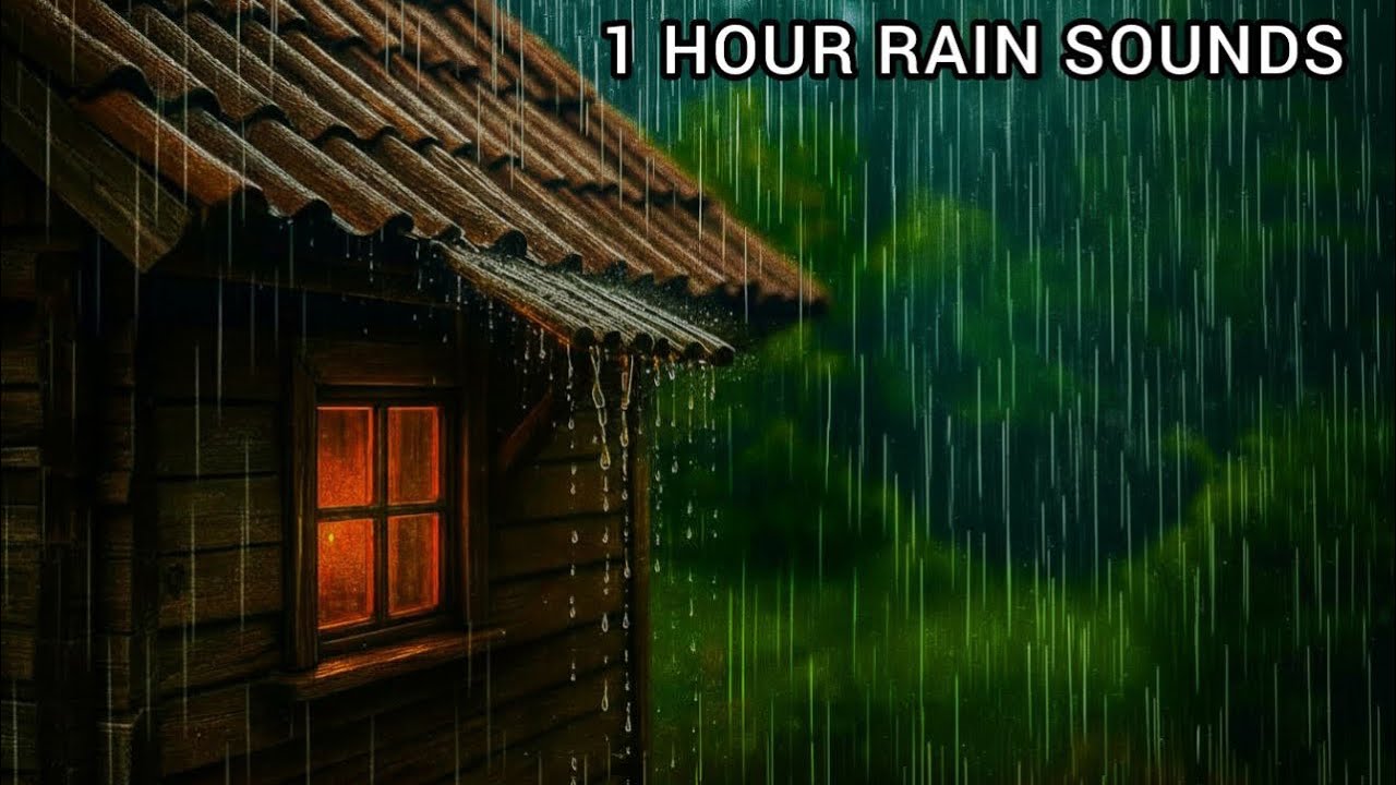 🌧️ Soft Rain Sounds for Sleeping – Stress Relief & Relaxation ( 1 HOUR RAIN SOUNDS)