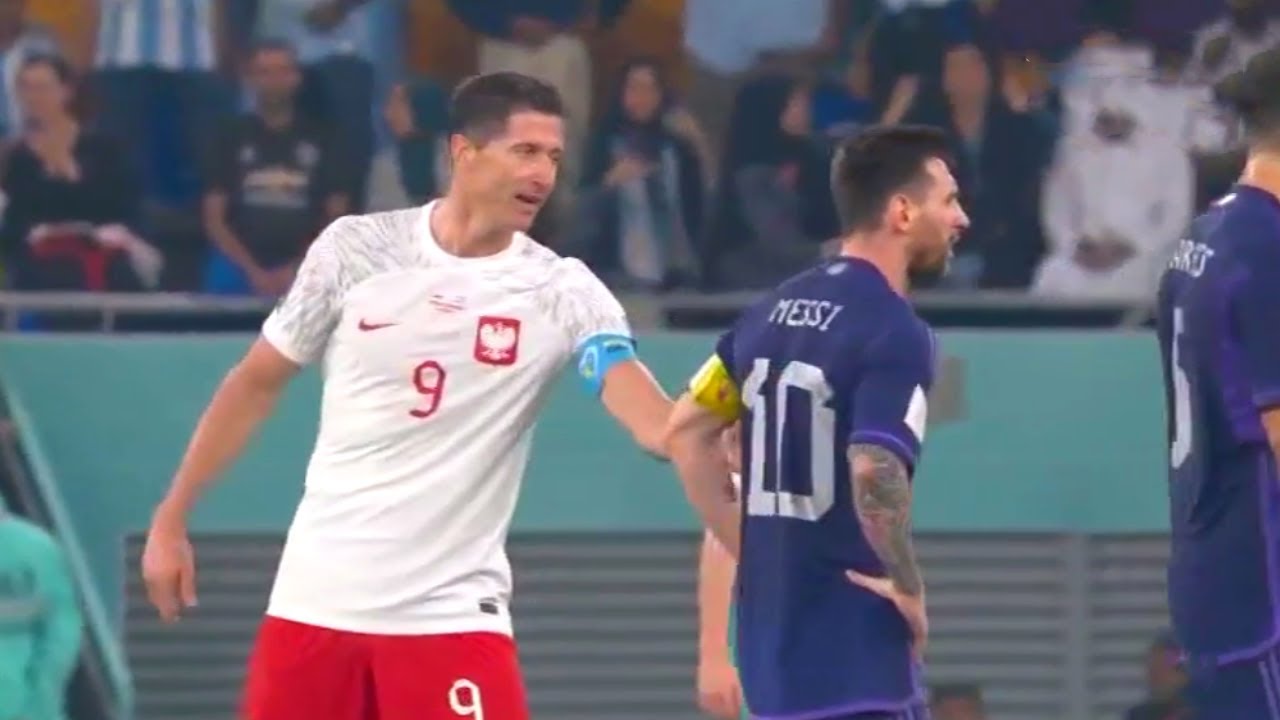 Esto es lo que pasó entre Lewandowski y Messi