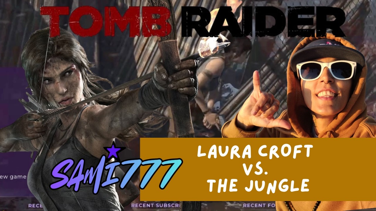 I got lost in the jungle as Laura Croft | tomb raider | #videogames #gaming #streamer